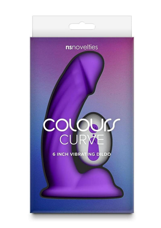 Colours Curve Vibrating Dildo