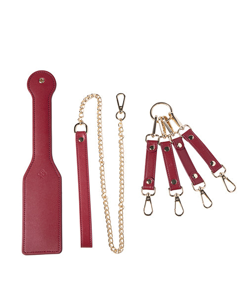 Red Passion 8 piece Bondage Kit