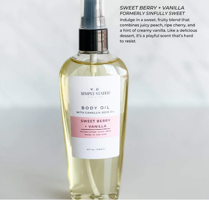 Simply Stated Body & Massage Oil