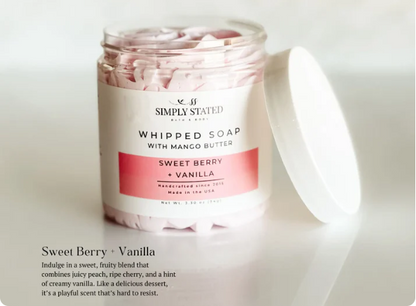Simply Stated Whipped Soap